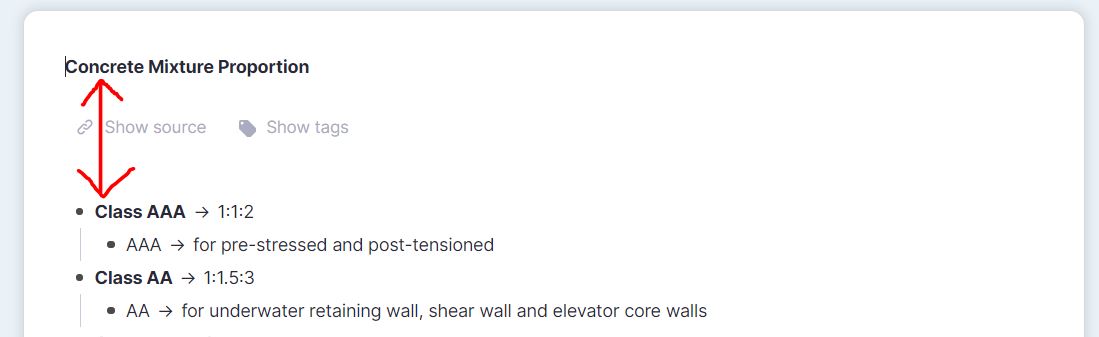 Reduce space between Title and Source &amp; Tags? - Learning RemNote 
