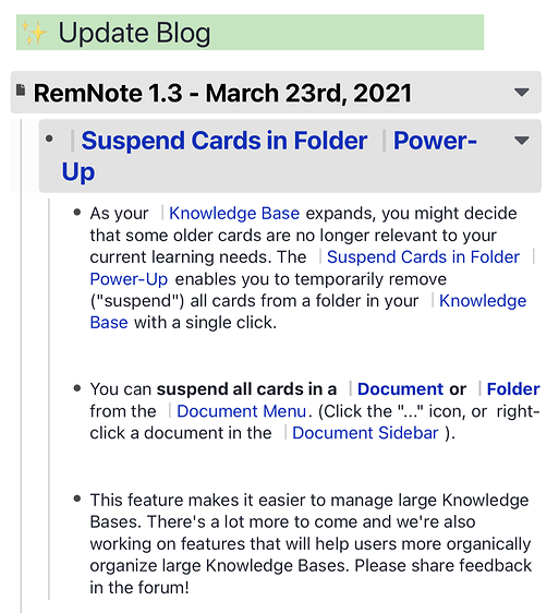 New Power-up: Archive - Feature Requests - RemNote