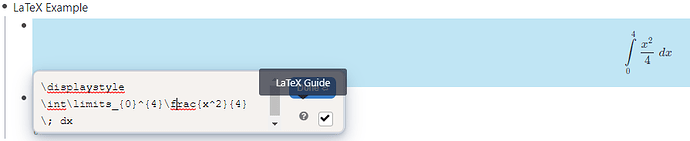 latex example