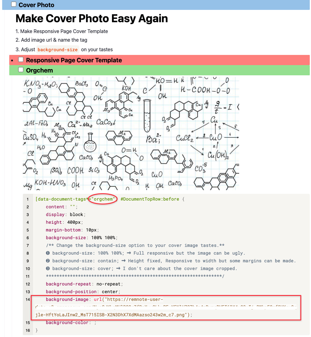Make Cover image Easy Again - CSS - RemNote